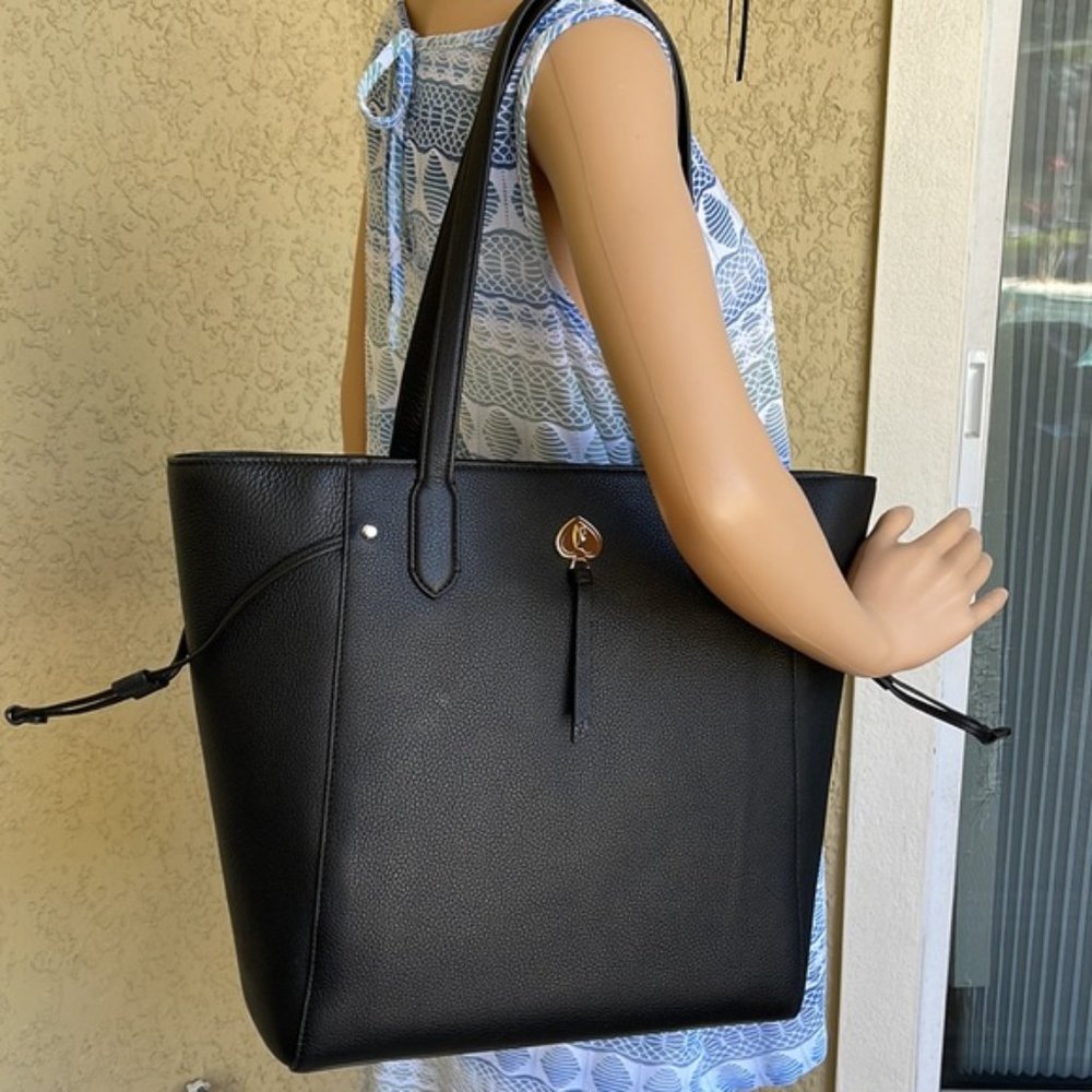 Kate Spade Marti Large Tote Pebbled Leather Black - Picture 16 of 16